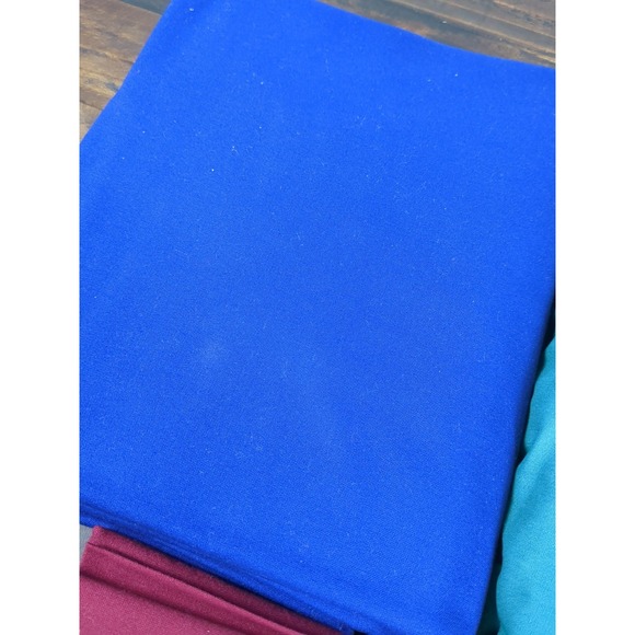 Lot of Fabric, Solid, Purple and Blue and Maroon, 4lb - Picture 4 of 4